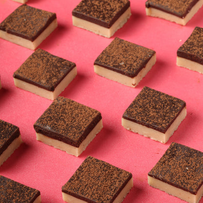 Image 2 of Go desi Minis: Dark Chocolate Kaju Katli | 9 pieces