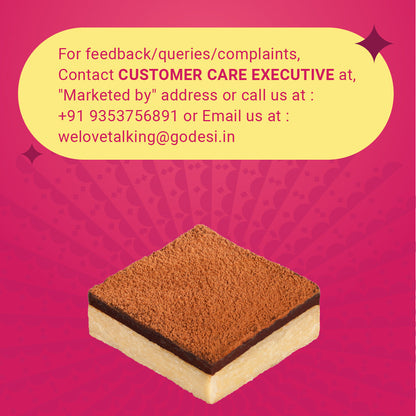 Image 10 of Go desi Minis: Dark Chocolate Kaju Katli | 9 pieces