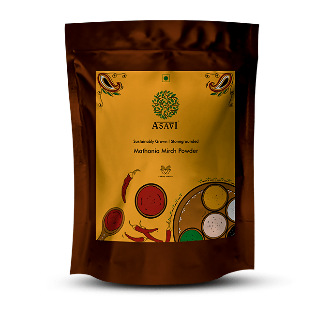 Image 1 of Asavi Stone Grounded Mathania Chilli Powder