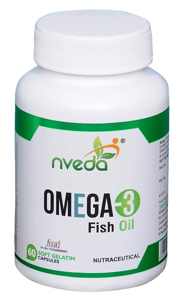 Image 1 of 60 caps / Pack of 1 for the product Nveda Omega-3 Fish Oil Capsules