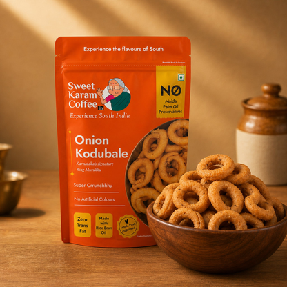 Image 2 of Sweet Karam Coffee Onion Kodubale