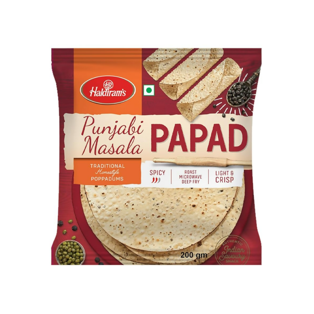 Image 1 of 200 gm for the product Haldiram's Punjabi Masala Papad