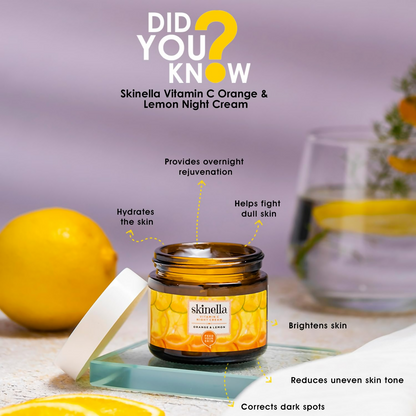 Image 4 of Skinella Vitamin C Night Cream-Orange Lemon