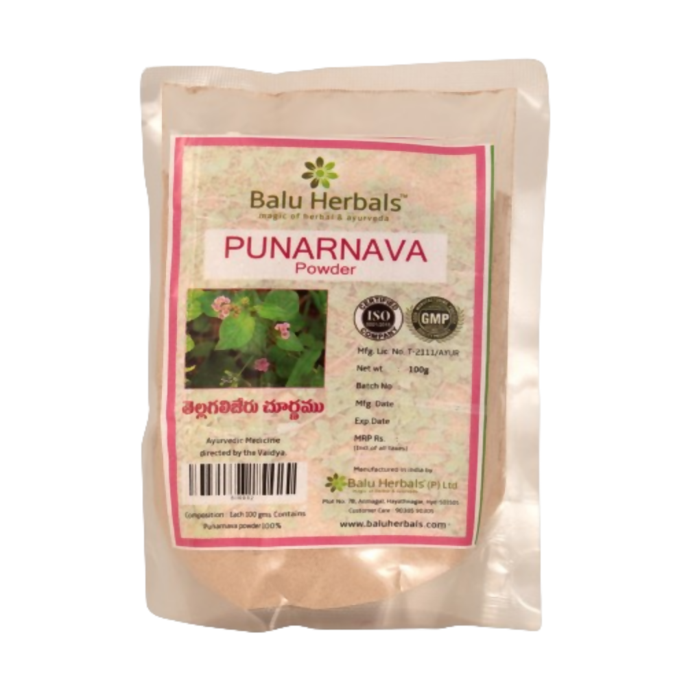 Image 1 of 100 gm for the product Balu Herbals Punarnava (Tella Galigeru) Powder