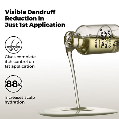 Image 2 of Brillare Tea Tree & Salicylic Oil Shots For Dandruff Control