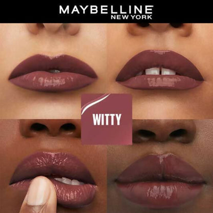 Image 7 of Maybelline New York Super Stay Vinyl Ink Liquid Lipstick, Instant Shine Lasts Up To 16H - 40 Witty