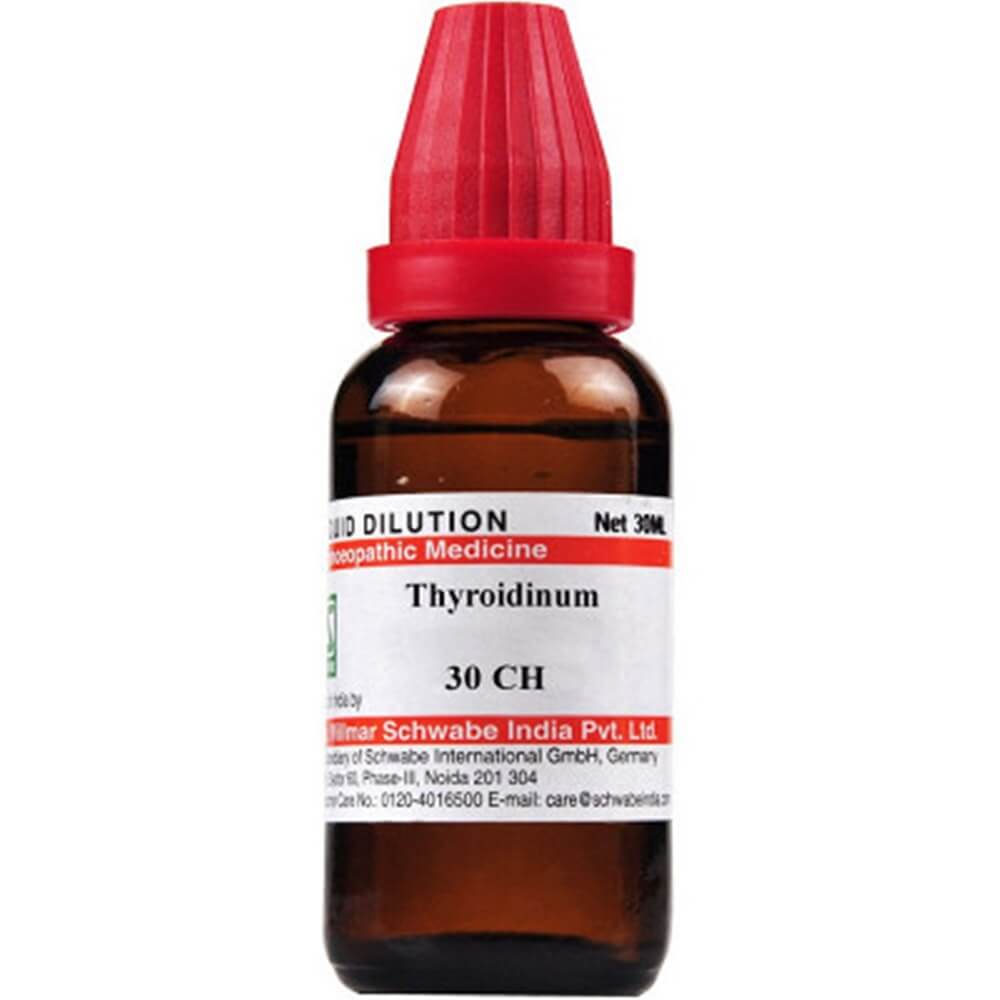 Image 1 of 30 CH / 30 ml for the product Dr. Willmar Schwabe India Thyroidinum Dilution