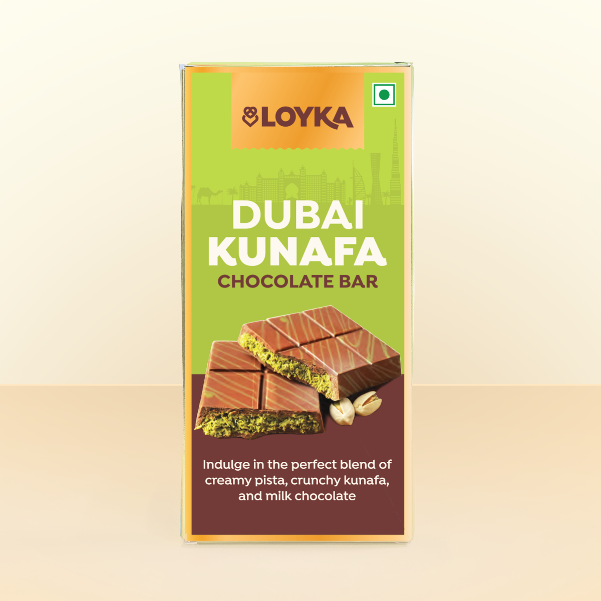 Image 6 of Loyka Dubai Kunafa Chocolate Bar