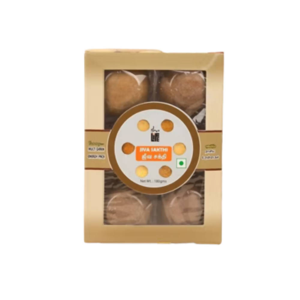 Image 1 of 180 gm / Pack of 1 for the product Isha Life Jiva Sakthi Multigrain Laddu