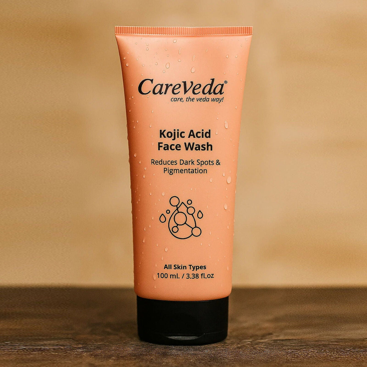 Image 4 of CareVeda Kojic Acid Face Wash For Reduces Dark Spots & Pigmentation Suitable For All Skin Types