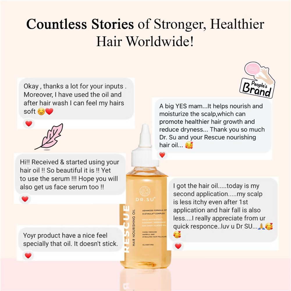 Image 8 of Dr. Su Rescue Hair Nourishing Oil