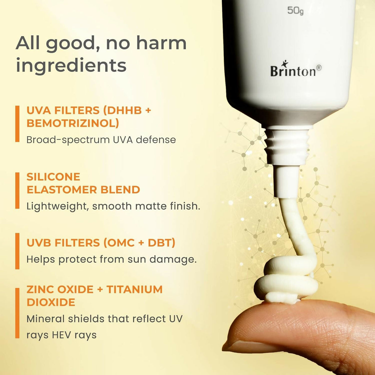 Image 8 of Brinton UV Doux Silicone Sunscreen Gel SPF 50 PA+++