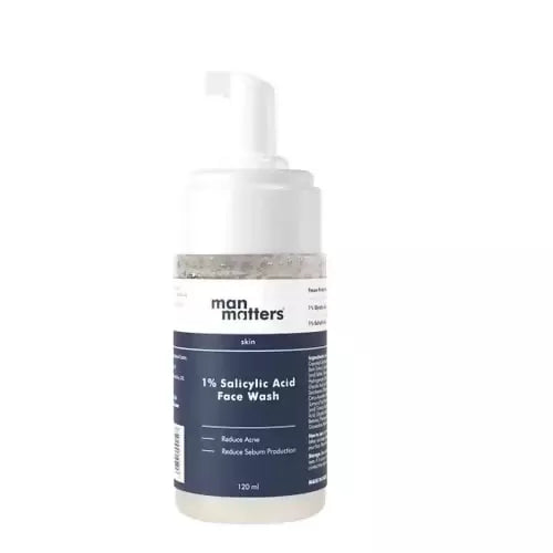 Image 1 of 120 ml for the product Man Matters 1% Salicylic Acid Face Wash