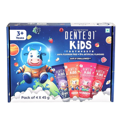 Image 1 of Dente91 Kids Toothpaste, Protects against dental caries & Hypersensitivity, Fluoride Free