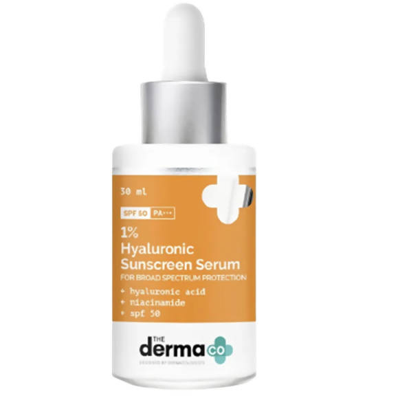 Image 1 of 30 ml for the product The Derma Co 1% Hyaluronic Acid Sunscreen Serum