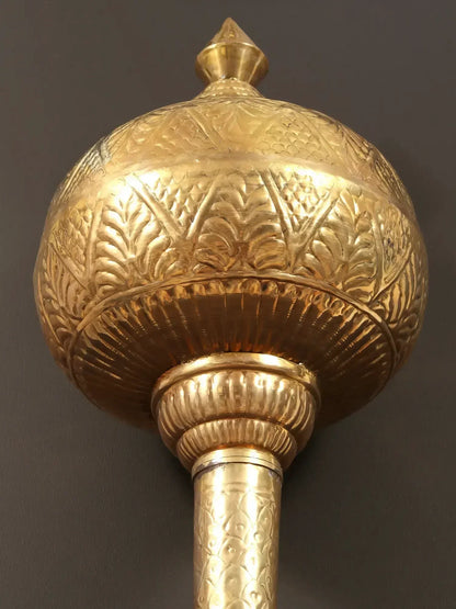 Image 1 of Ishwar Arts 36" Lord Hanuman Weapon Brass Mace (Gada)