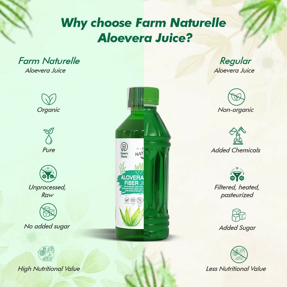 Image 4 of Farm Naturelle Aloe Vera Juice - Revitalize Hair, Skin, and Digestive Health