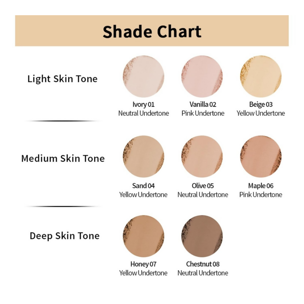Image 4 of Nykaa All Day Matte Compact Powder- Beige 03