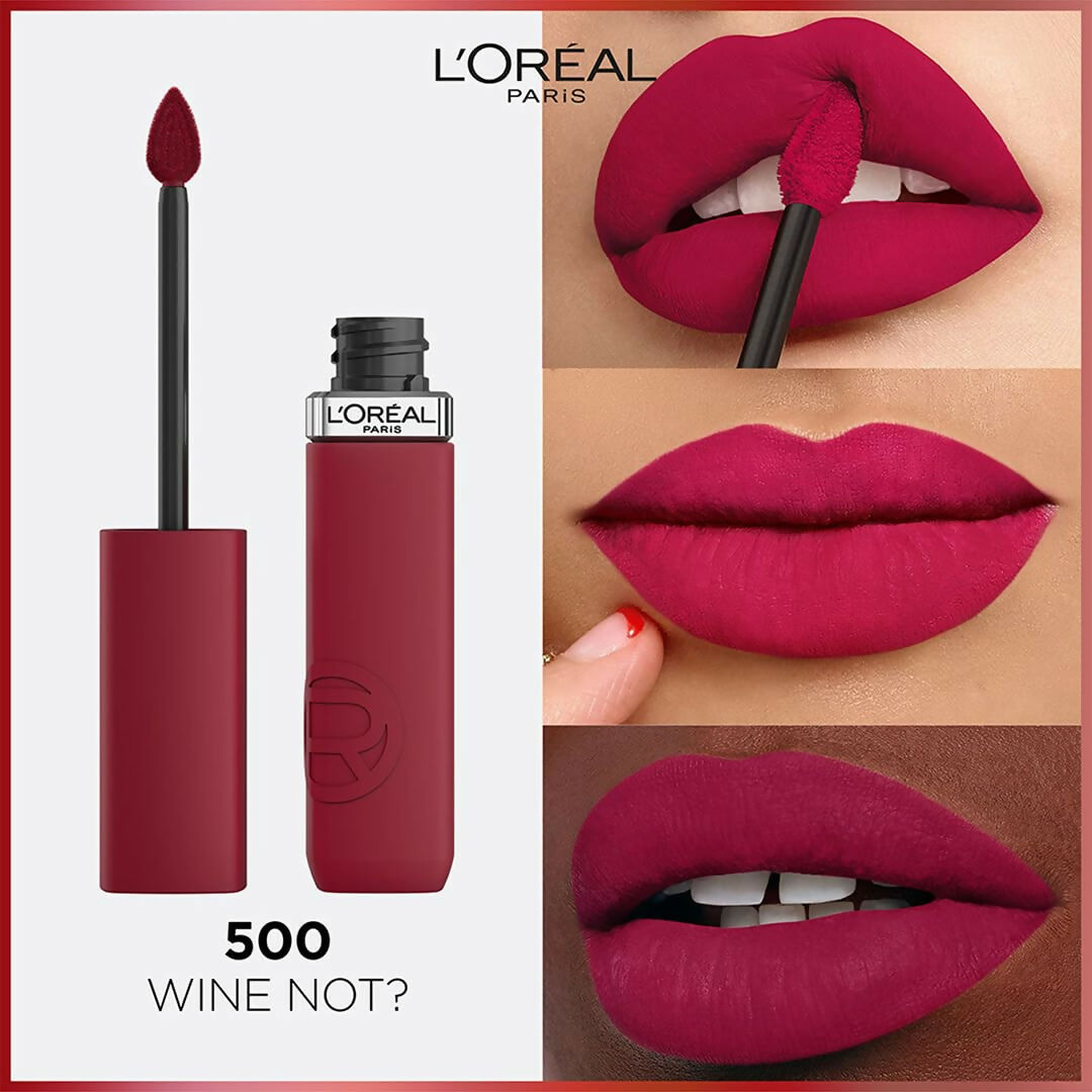 Image 2 of L'Oreal Paris Infallible Matte Resistance Liquid Lipstick, 500 Wine Not