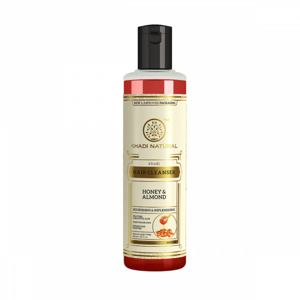 Image 1 of 210 ml for the product Khadi Natural Honey & Almond Hair Cleanser