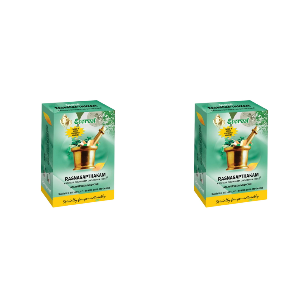Image 2 of 100 gm / Pack of 2 for the product Everest Ayurveda Rasnasapthakam Kashaya Sookshma Choornam