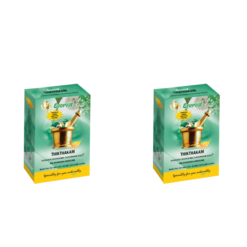 Image 2 of 100 gm / Pack of 2 for the product Everest Ayurveda Thikthakam Kashaya Sookshma Choornam