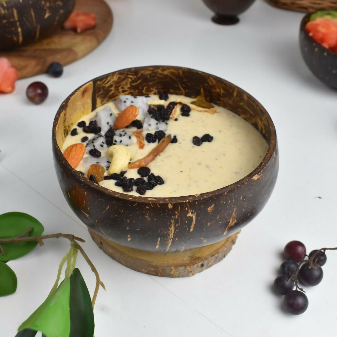 Image 6 of Thenga Handmade Jumbo Coconut Shell Bowls with Spoons