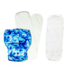 Image 1 of Free Size for the product Kindermum Nano Pro Aio Cloth Diaper (With 2 Organic Inserts And Power Booster)- Aqua For Kids