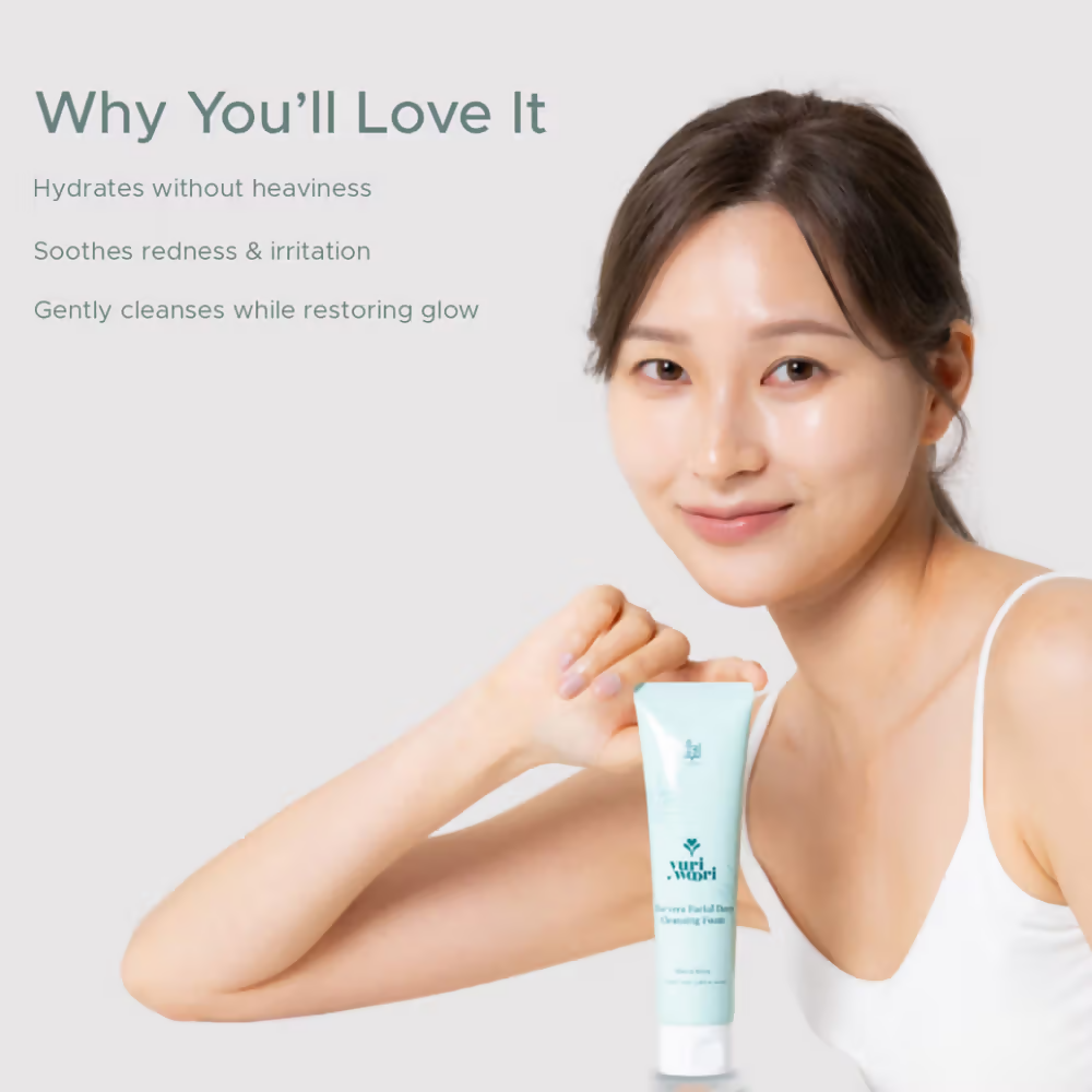 Image 6 of Yuri Woori Aloevera Facial Deep Cleansing Foam