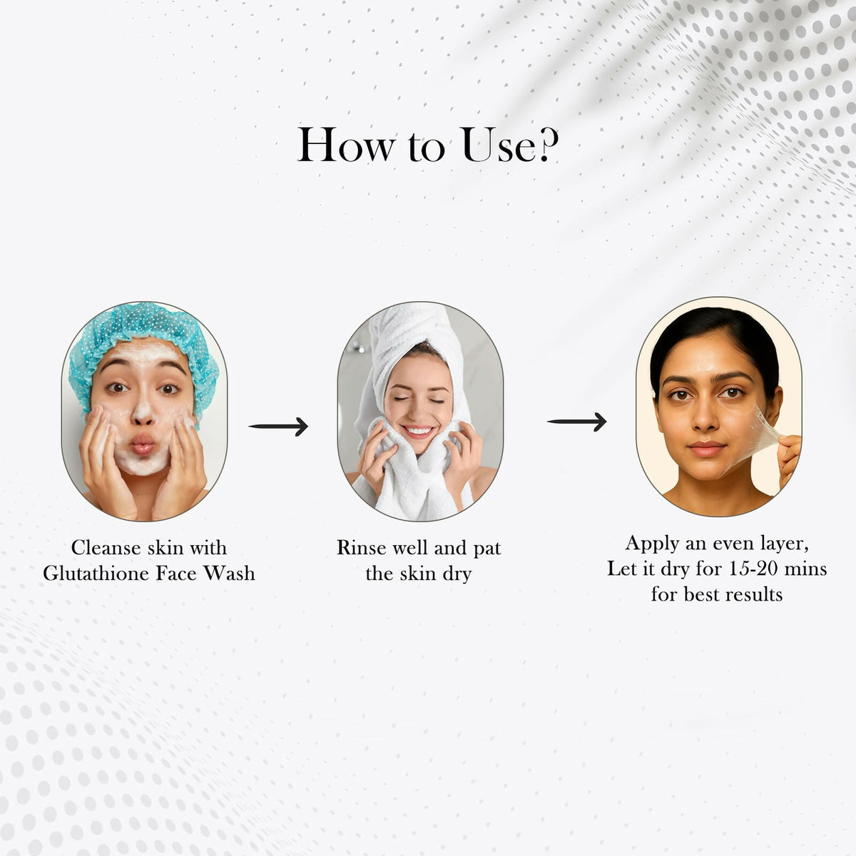Image 8 of CareVeda Glutathione Skin Care Set of 2 | Face Wash & Peel-Off Mask for Bright, Even-Toned Skin | Anti-Pigmentation & Glow Boost | For Men & Women