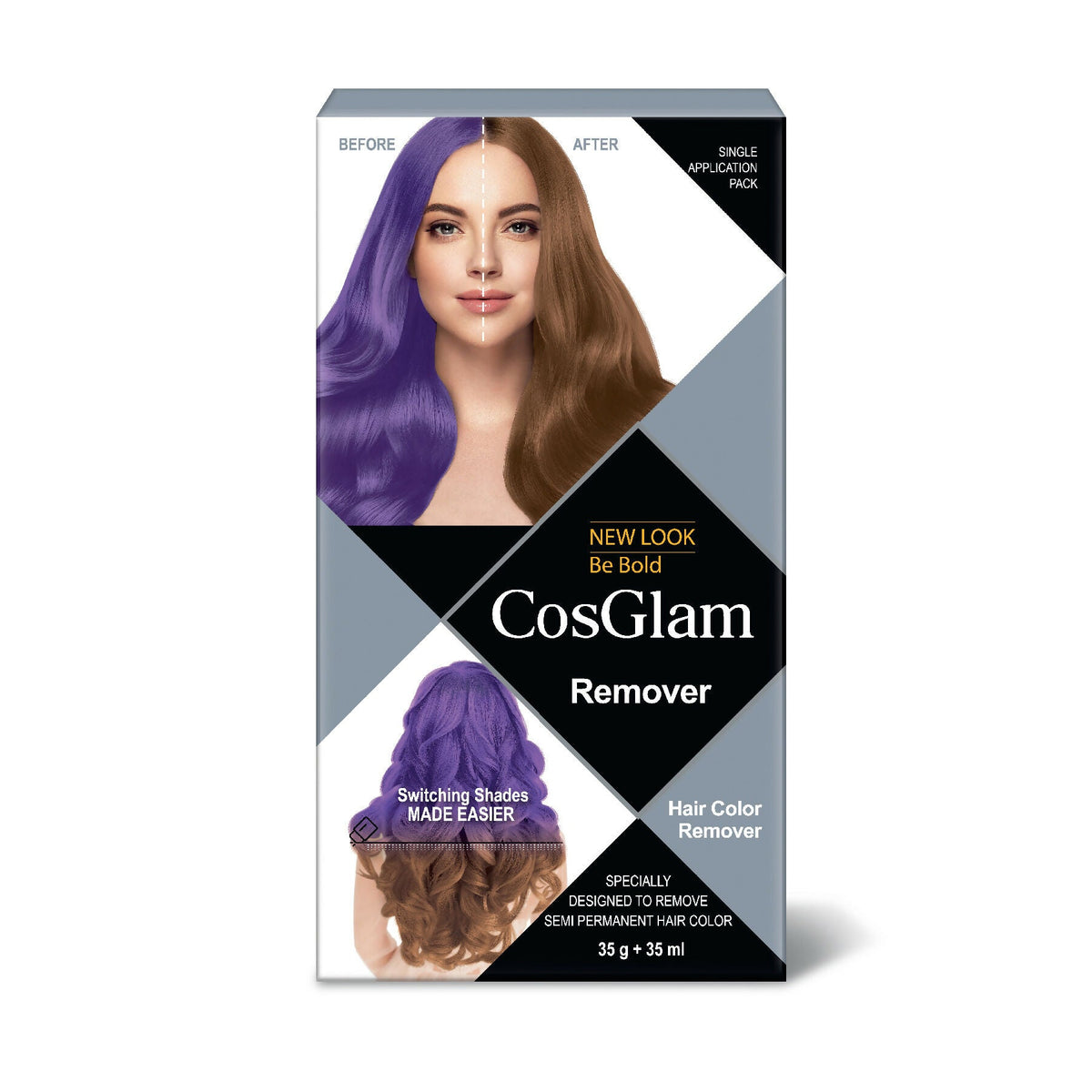Image 1 of 70 ml / Pack of 1 for the product Cosglam Hair Highlighter Remover - White
