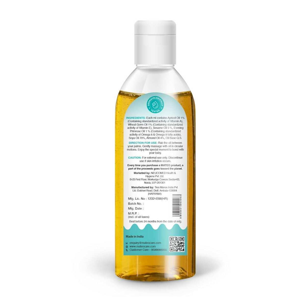 Image 2 of Mateo Baby Massage Oil Mom’s Magical Meet