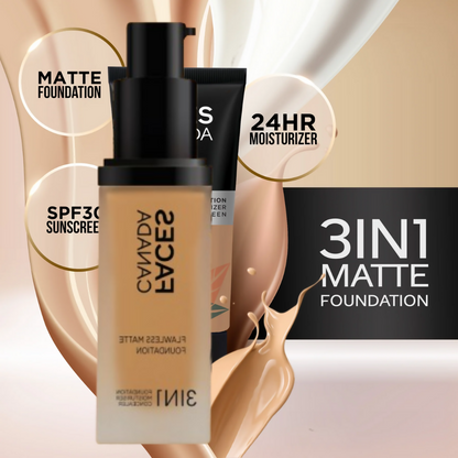 Image 6 of Faces Canada Flawless Matte Foundation - Warm Sand 042