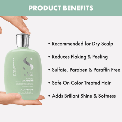 Image 3 of Alfaparf Milano Scalp Rebalance Purifying Shampoo Reduces Dandruff
