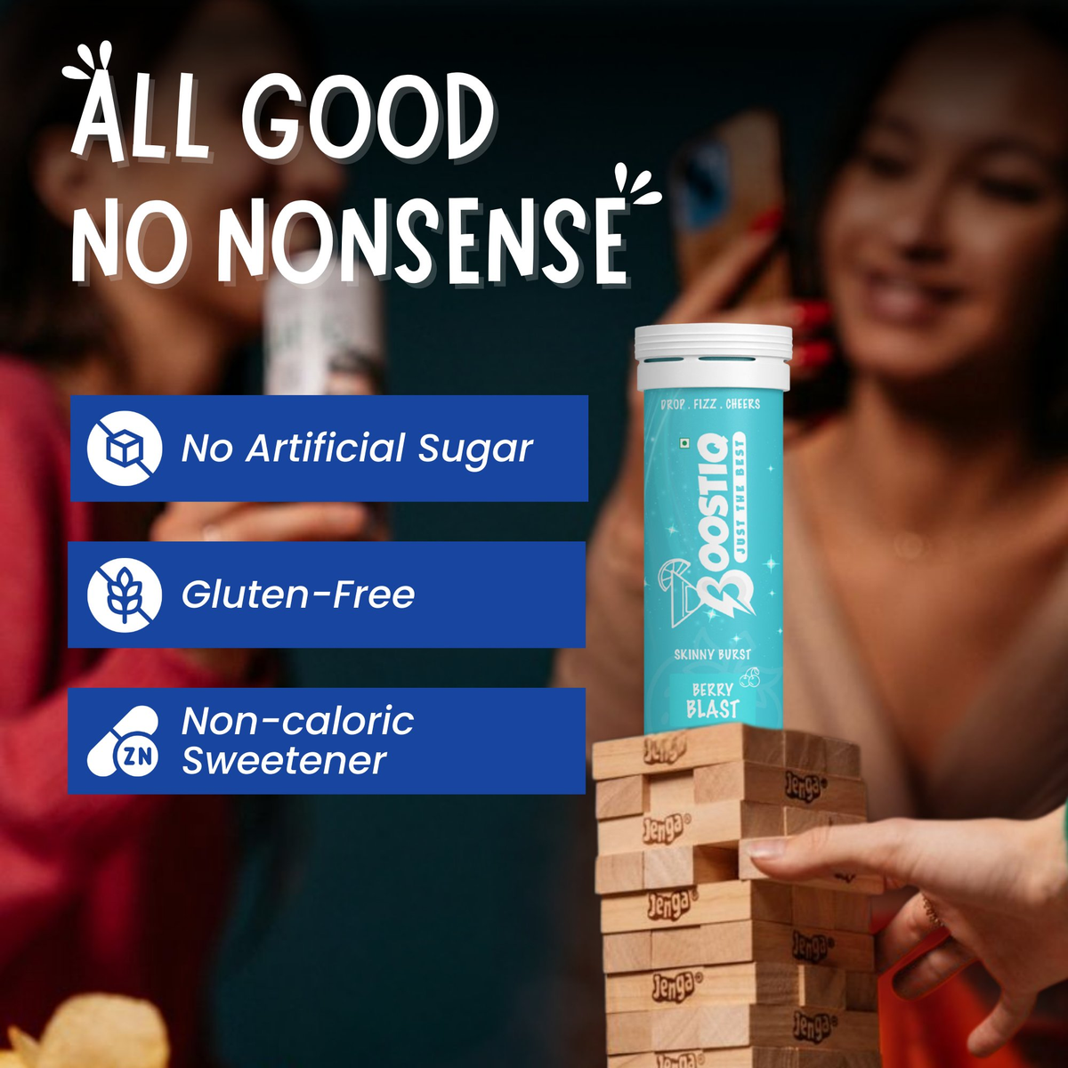 Image 3 of BOOSTIQ Pop & Spark Effervescent Tablets - Berry Blast