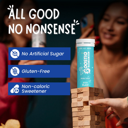 Image 3 of BOOSTIQ Pop & Spark Effervescent Tablets - Berry Blast