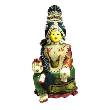 Image 1 of 18 Inches for the product Epoojacart - Full Decorated Ammavari Body with Face - Multicolour