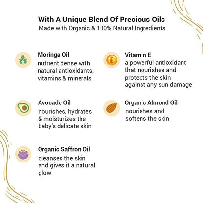 Image 5 of BabyChakra Nourishing Baby Massage Oil