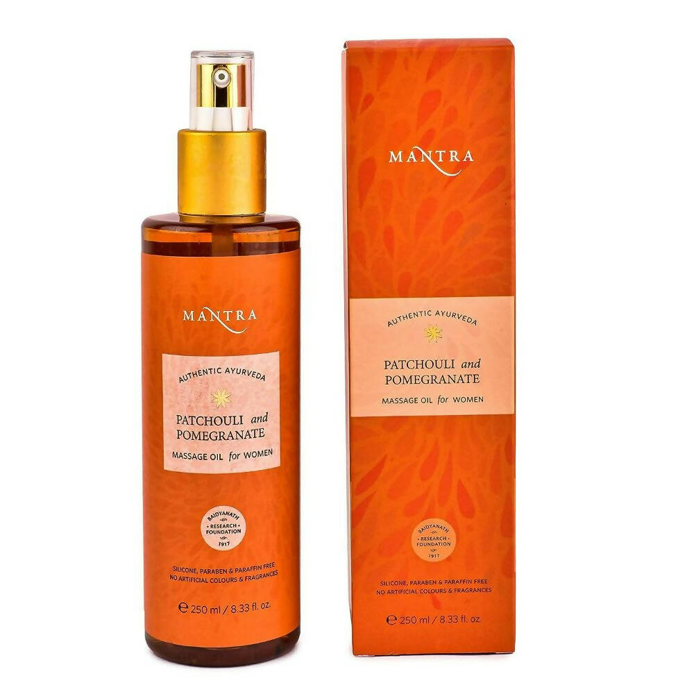 Image 1 of 250 ml / Pack of 1 for the product Mantra Herbal Patchouli and Pomegranate Massage Oil