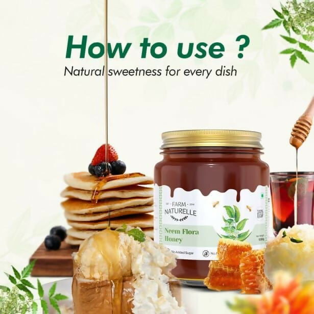 Image 7 of Farm Naturelle Neem Flora Honey – Pure, Raw & Natural Honey for Health