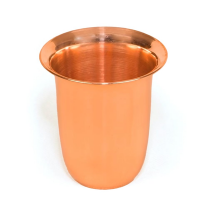Image 4 of Isha Life Copper Round Shaped Glass Tumbler Drinkware