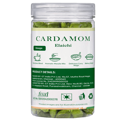 Image 5 of Fabeato Whole Green Cardamom 8mm Bold (50g)