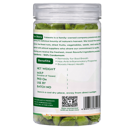 Image 6 of Fabeato Whole Green Cardamom 8mm Bold (50g)