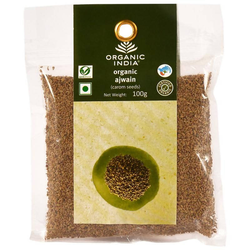 Image 1 of 100 gm for the product Organic India Organic Ajwain (Carom Seeds)