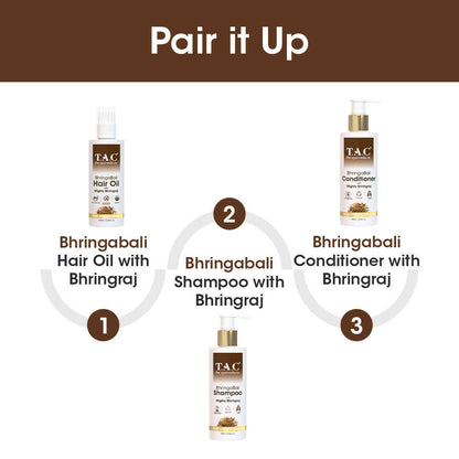 Image 7 of TAC - The Ayurveda Co. Bhringabali Hair Conditioner for Dry & Frizzy Hair with Amla & Bhringraj