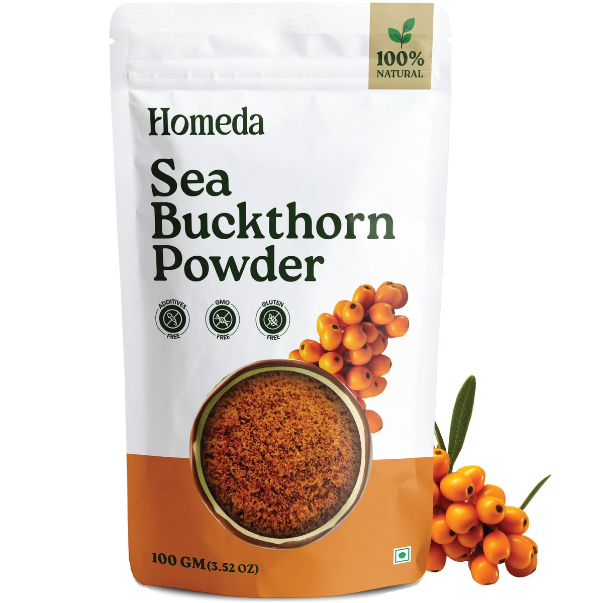 Image 1 of 100g for the product Homeda Sea buckthorn Berry Powder
