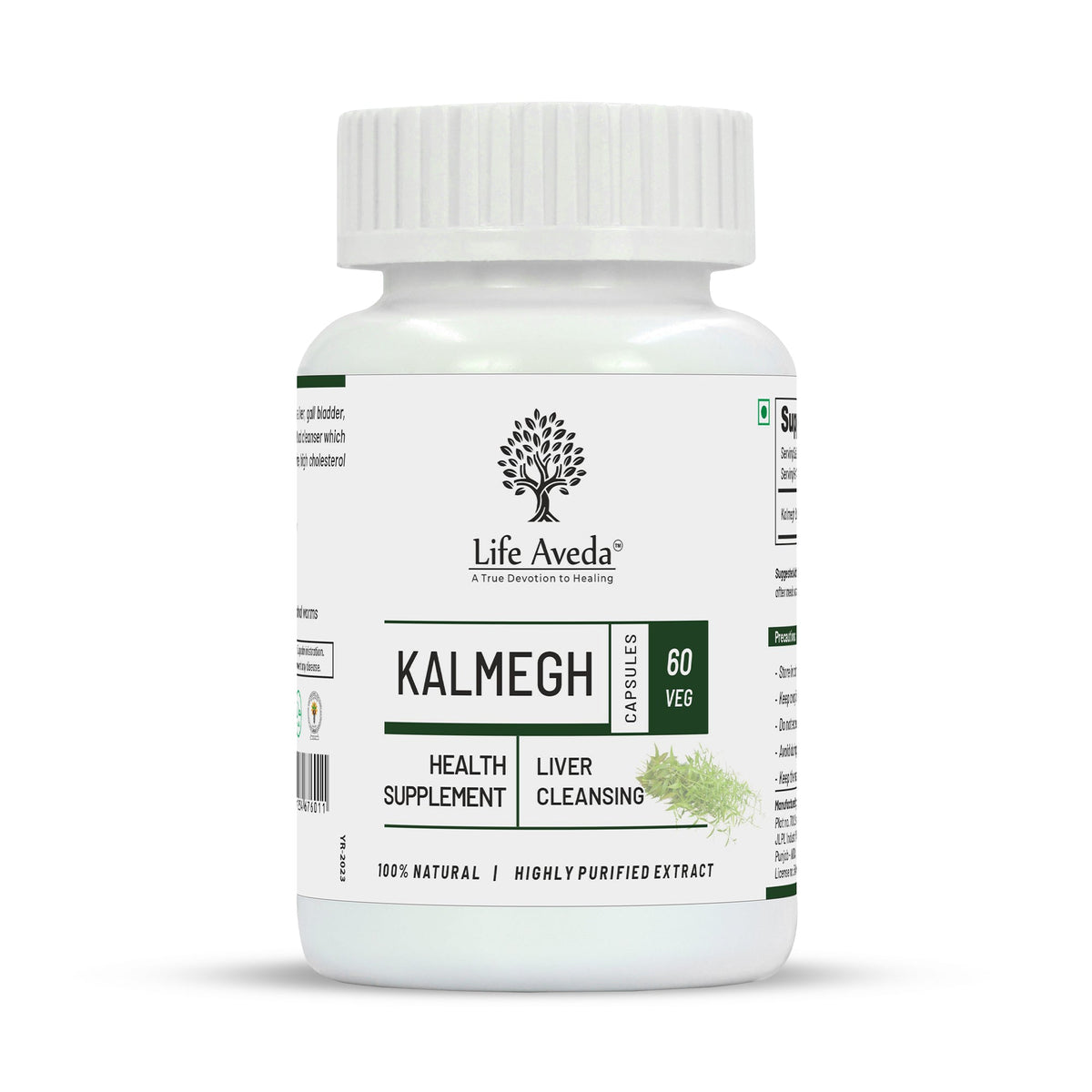 Image 1 of 60 caps for the product Life Aveda Kalmegh Capsules
