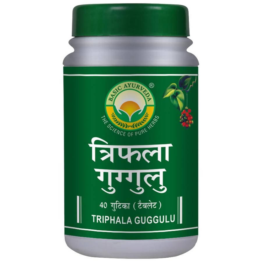 Image 1 of 40 Tabs for the product Basic Ayurveda Triphala Guggulu