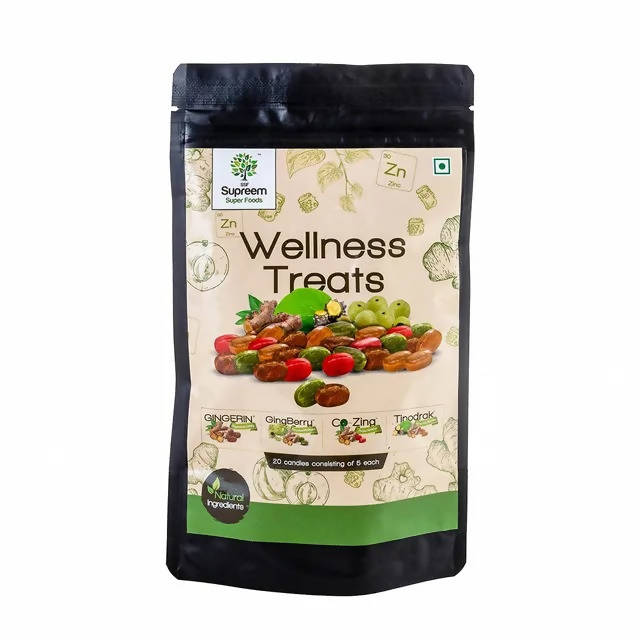 Image 1 of 20 Candies / Pack of 1 for the product Supreem Super Foods Wellness Treats Candy