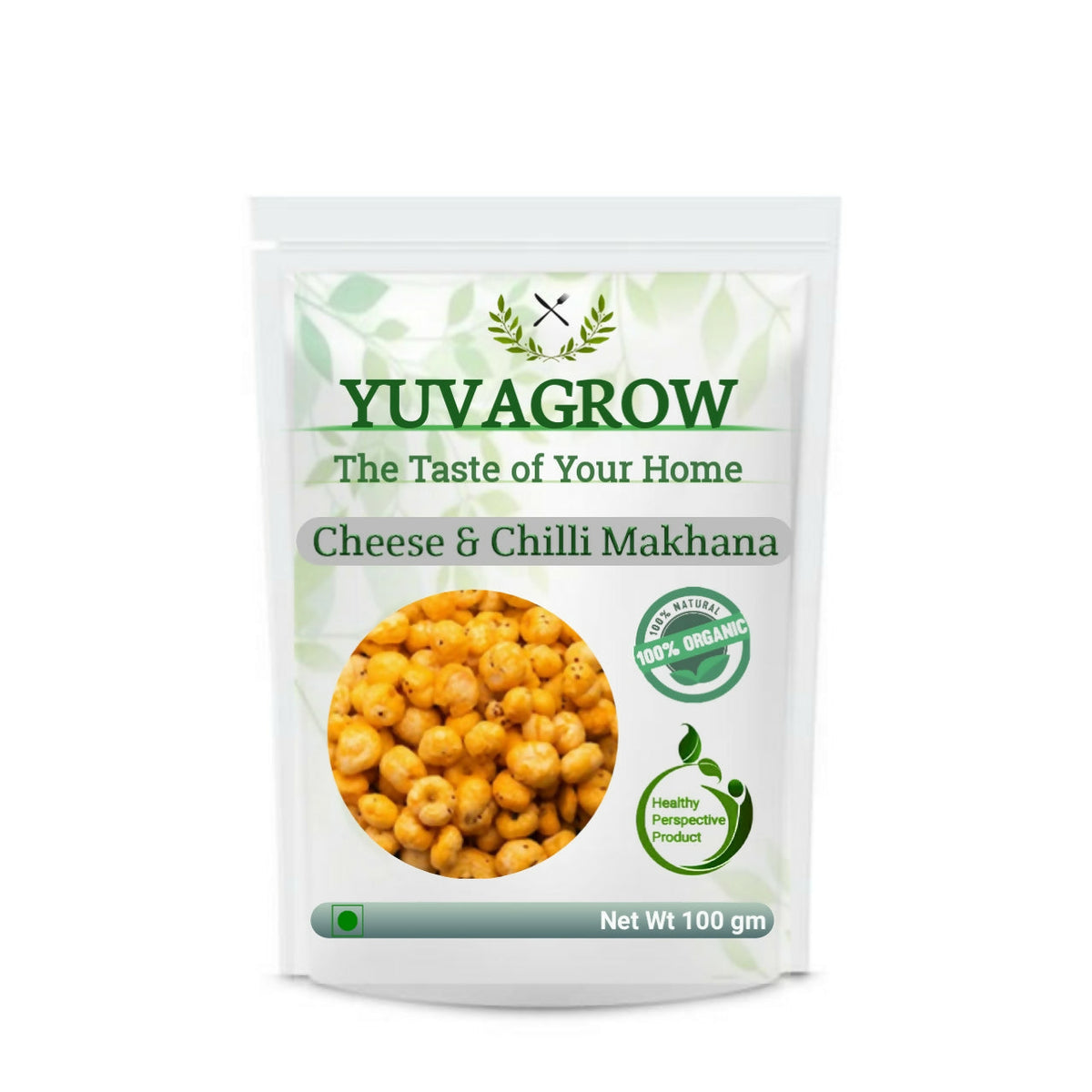Image 1 of 100 gm for the product Yuvagrow Cheese Chilli Makhana